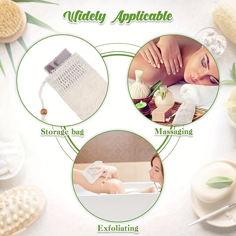 Natural Sisal Soap Pouch