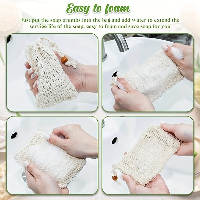 Natural Sisal Soap Pouch
