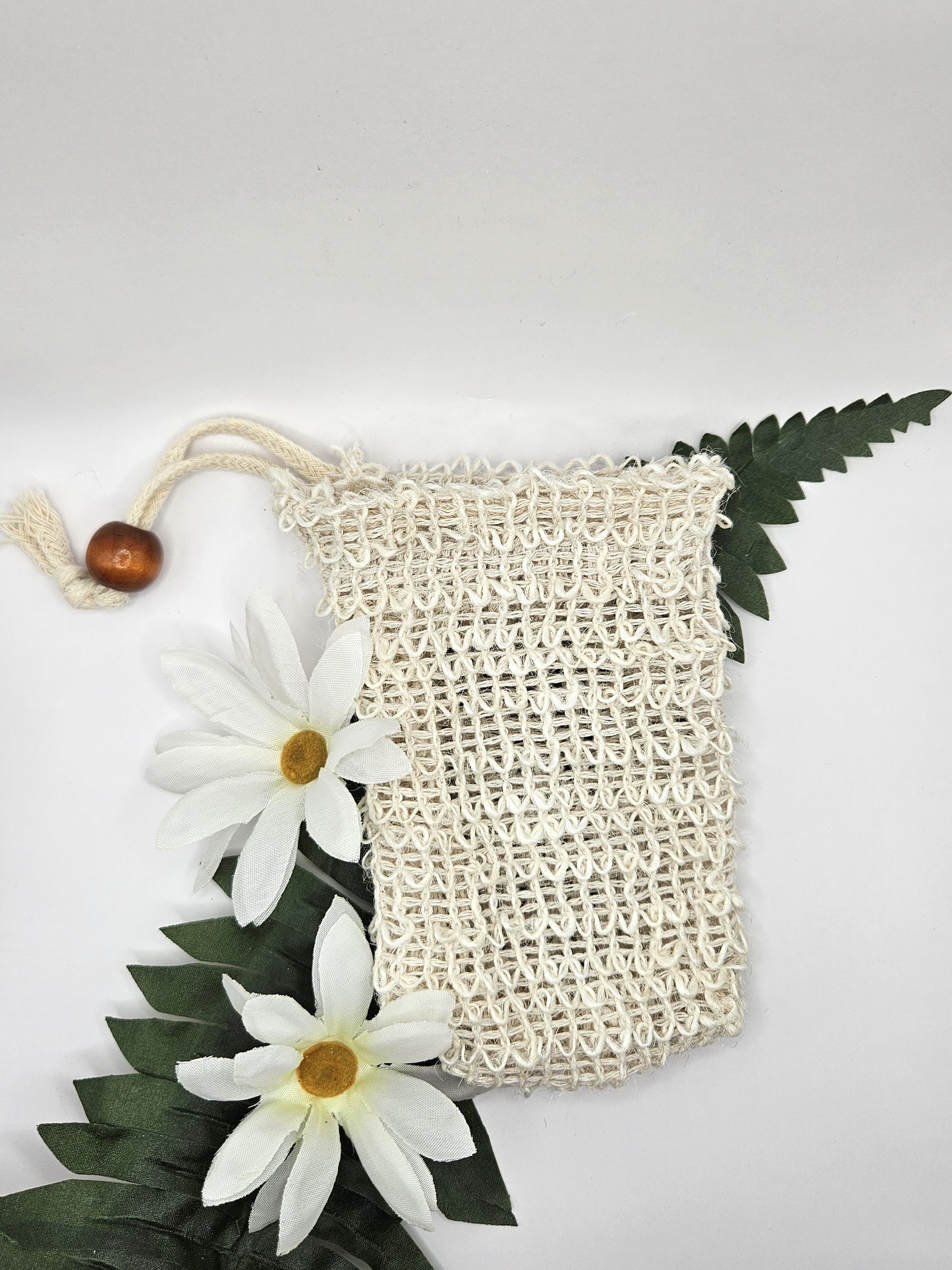 Natural Sisal Soap Pouch