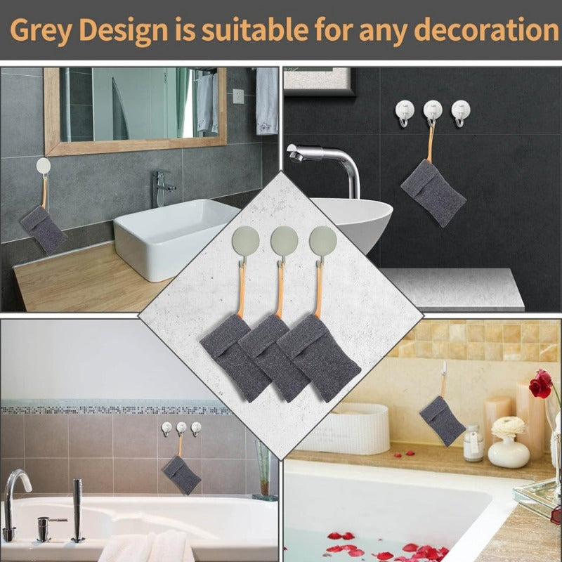 Exfoliating Soap Saver Pouch - Gray