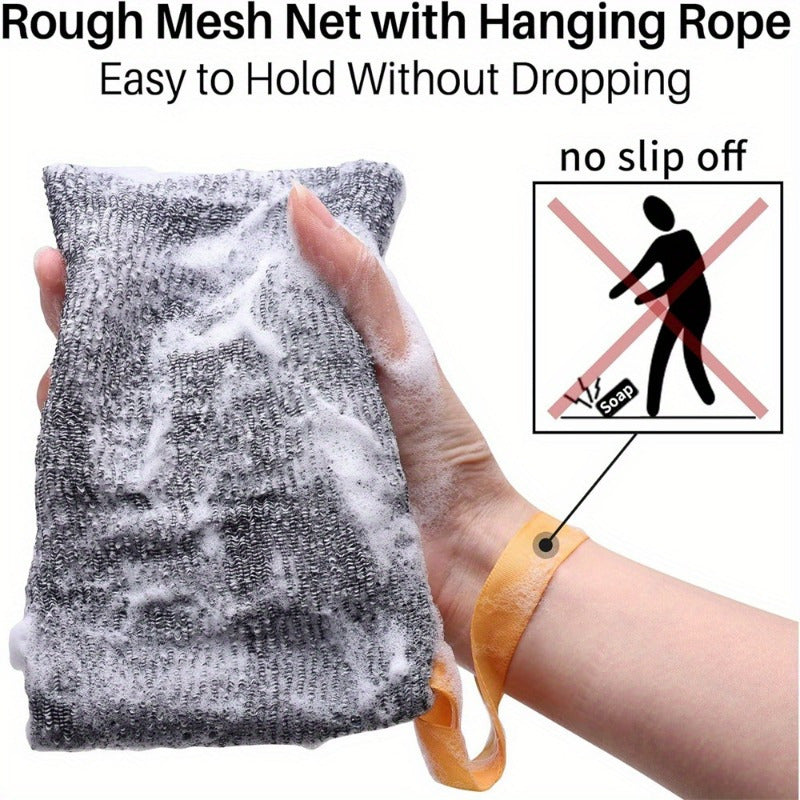 Exfoliating Soap Saver Pouch - Gray
