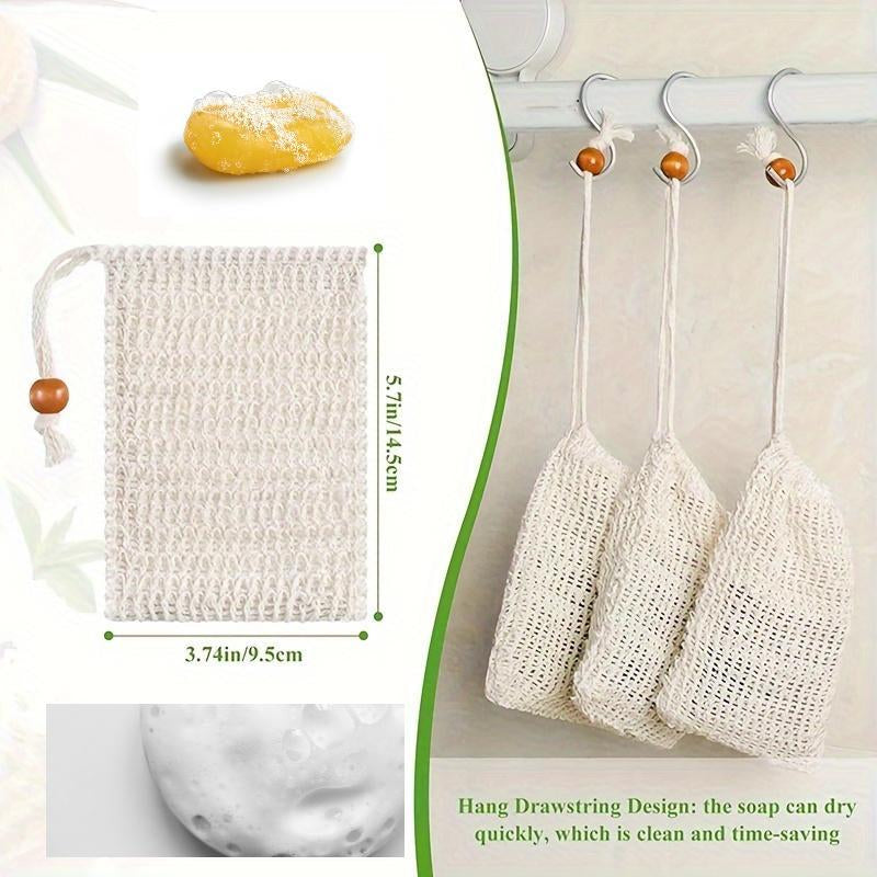 Natural Sisal Soap Pouch